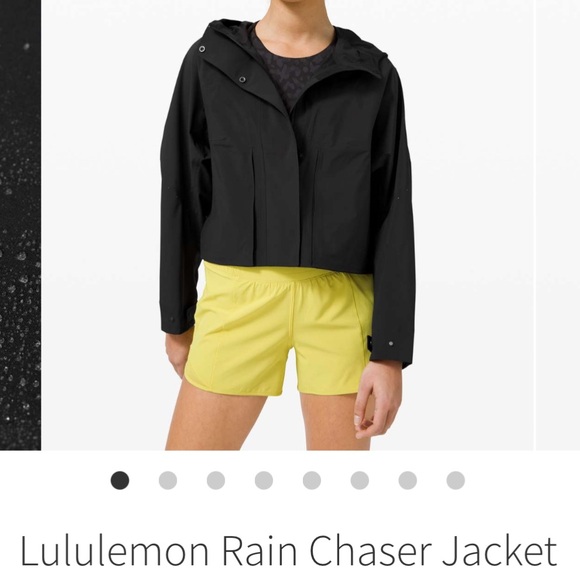 lululemon rain chaser jacket black - Picture 13 of 15